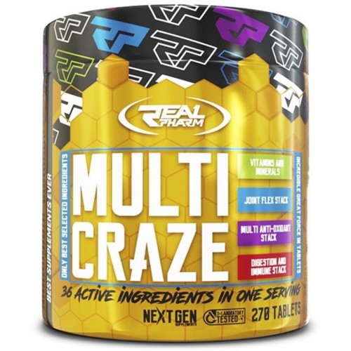 Real Pharm Multi Craze, 270 Tablets